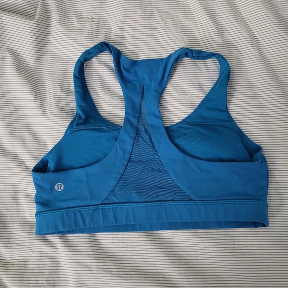 Lululemon Invigorate Bra Size 10 Blue - Picture 2 of 5